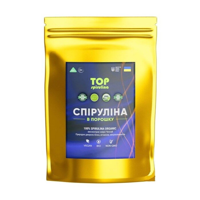 Спіруліна в порошку TOP Spirulina, 500 грам