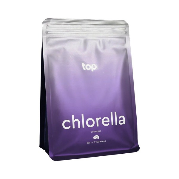 Хлорела в таблетках TOP Chlorella, 2000 таблеток
