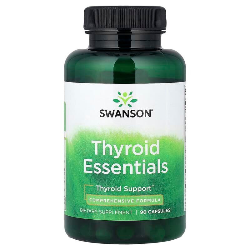 Комплекс для щитовидной железы Swanson Thyroid Essentials, 90 капсул