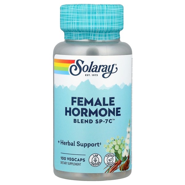 Жіночий рослинний комплекс Solaray Female Hormone Blend Sp-7c, 100 вегакапсул