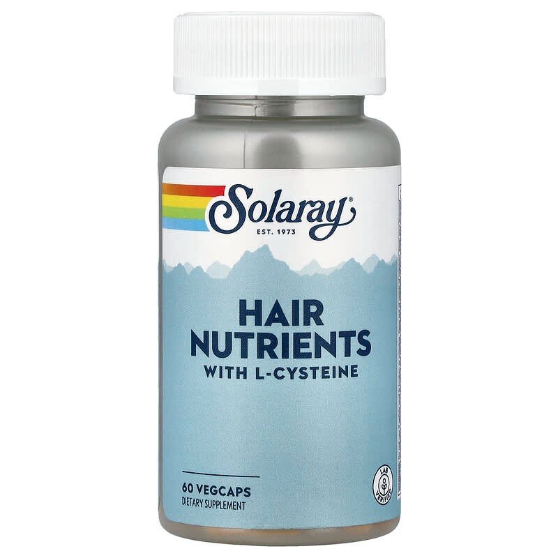 Комплекс для волос Solaray Hair Nutrients, 60 вегакапсул