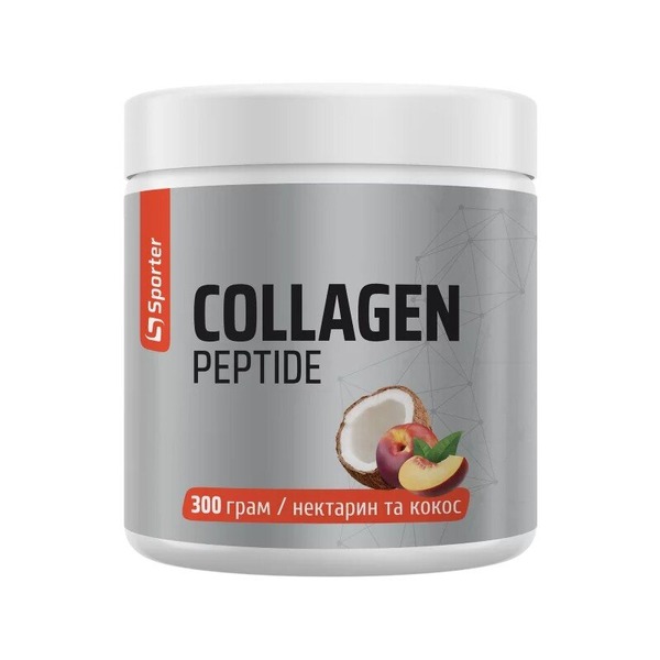 Колагенові пептиди Sporter Collagen Peptide, 300 грам. Фото 2