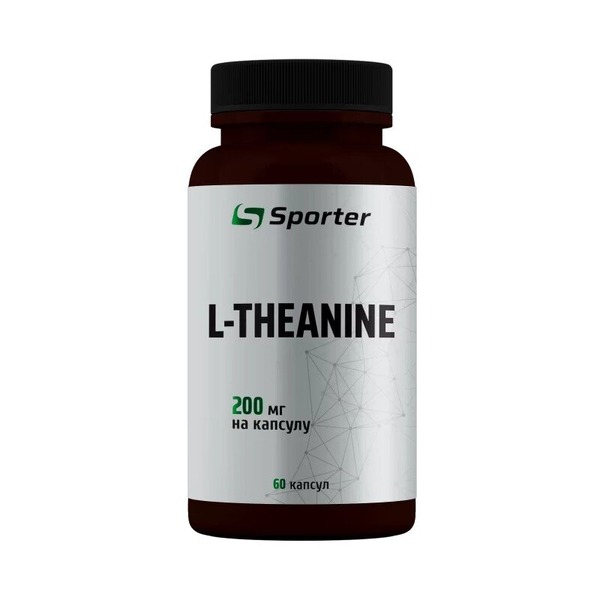 Амінокислота Sporter L-Theanine 200 mg, 60 капсул