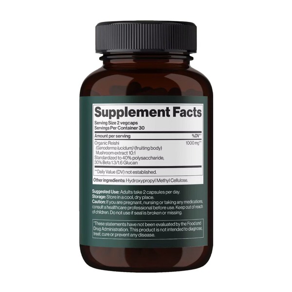 Гриб рейши Mind Shi Reishi Mushroom 1000 mg, 60 вегакапсул. Фото 2