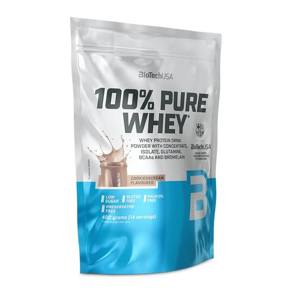 Сироватковий протеїн BioTech 100% Pure Whey, 400 грам. Фото 3