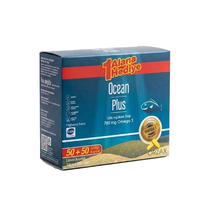 Омега-3 Orzax Ocean Plus, 100 капсул