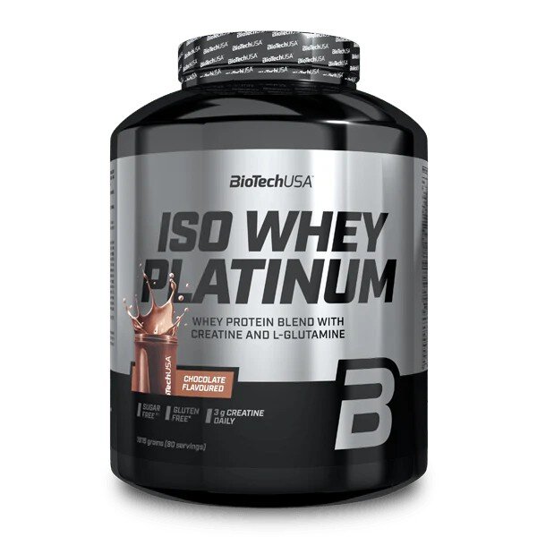 Сироватковий ізолят BioTech Iso Whey Platinum, 1.8 кг