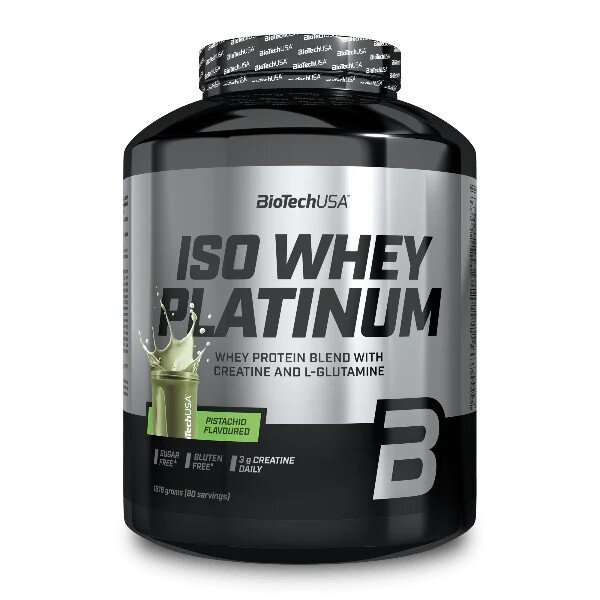 Сироватковий ізолят BioTech Iso Whey Platinum, 1.8 кг. Фото 3