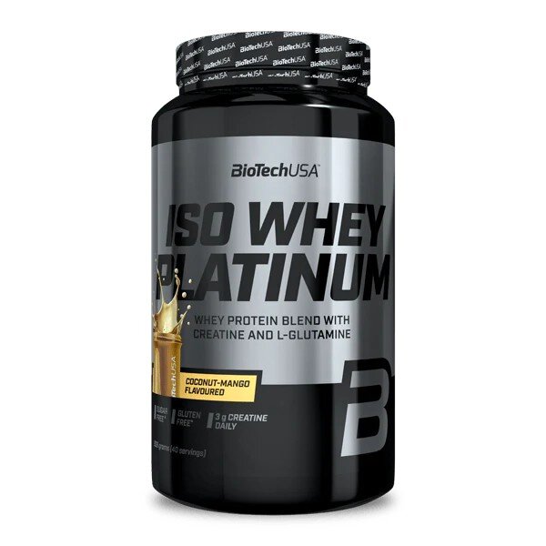 Сироватковий ізолят BioTech Iso Whey Platinum, 908 грам. Фото 4