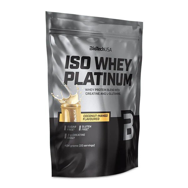Сироватковий ізолят BioTech Iso Whey Platinum, 454 грам. Фото 4
