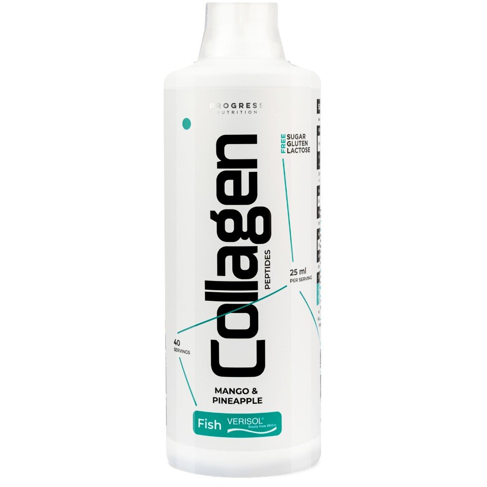 Рідкий риб’ячий колаген Progress Nutrition Fish Collagen Liquid Verisol®F, 1 л