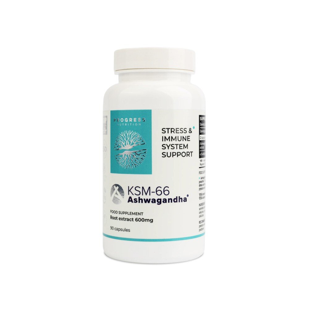 Ашваганда Progress Nutrition KSM-66 Ashwagandha, 90 капсул