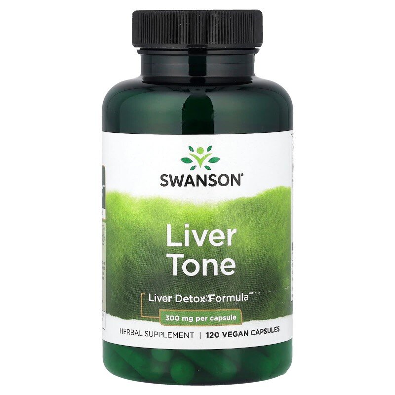 Растительный комплекс для печени Swanson Liver Tone 300 mg, 120 вегакапсул
