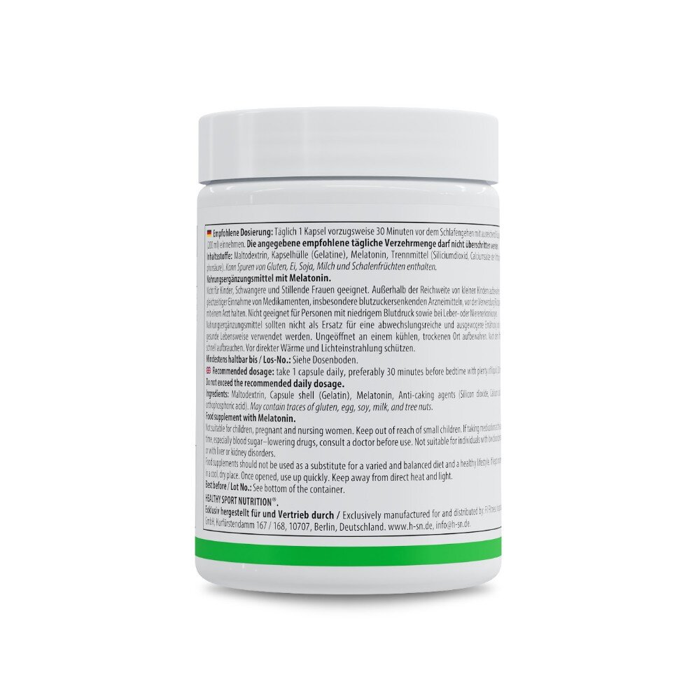 Мелатонін Healthy Melatonin 3 mg, 60 капсул. Фото 3