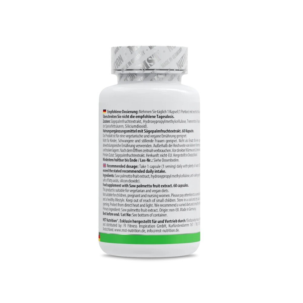 Экстракт сереноа MST Nutrition Saw Palmetto Extract 320 mg, 60 капсул. Фото 3