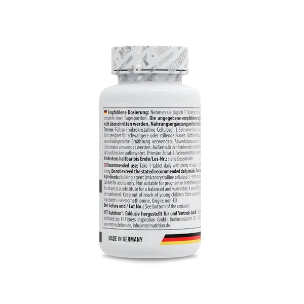 Селен MST Nutrition Selen 200 mcg, 180 таблеток. Фото 3