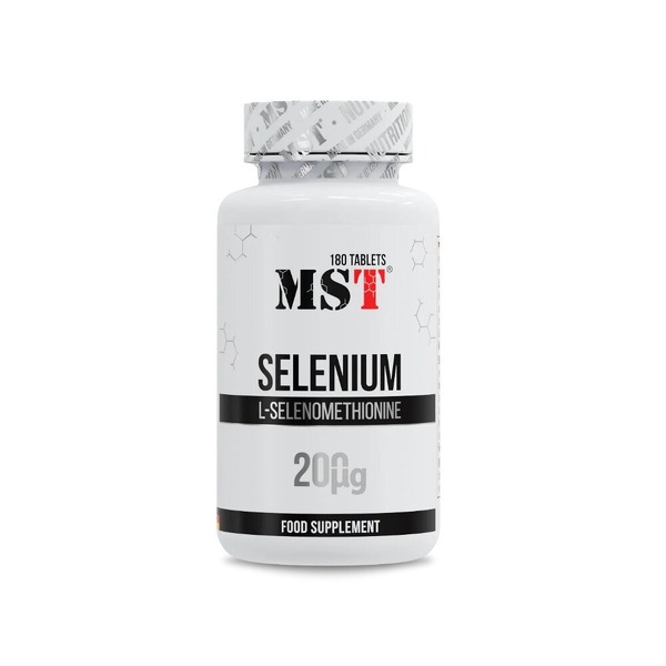 Селен MST Nutrition Selen 200 mcg, 180 таблеток