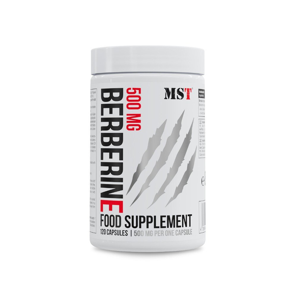 Берберин MST Nutrition Berberine 500 mg, 120 капсул