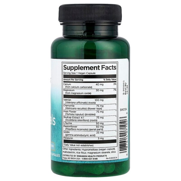 Комплекс для сна Swanson Sleep Essentials, 60 вегакапсул. Фото 2