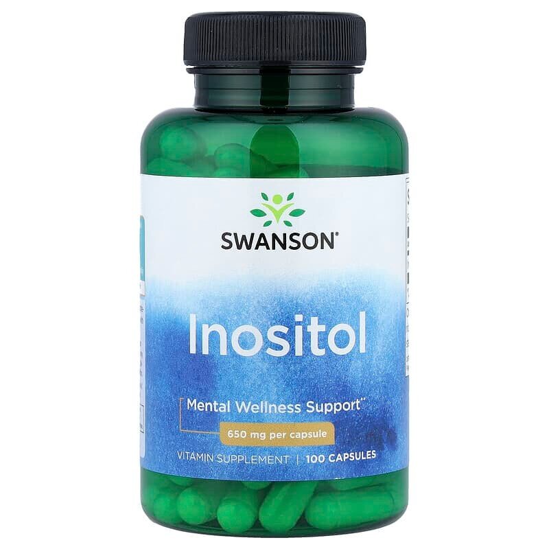 Инозитол Swanson Inositol 650 mg, 100 капсул