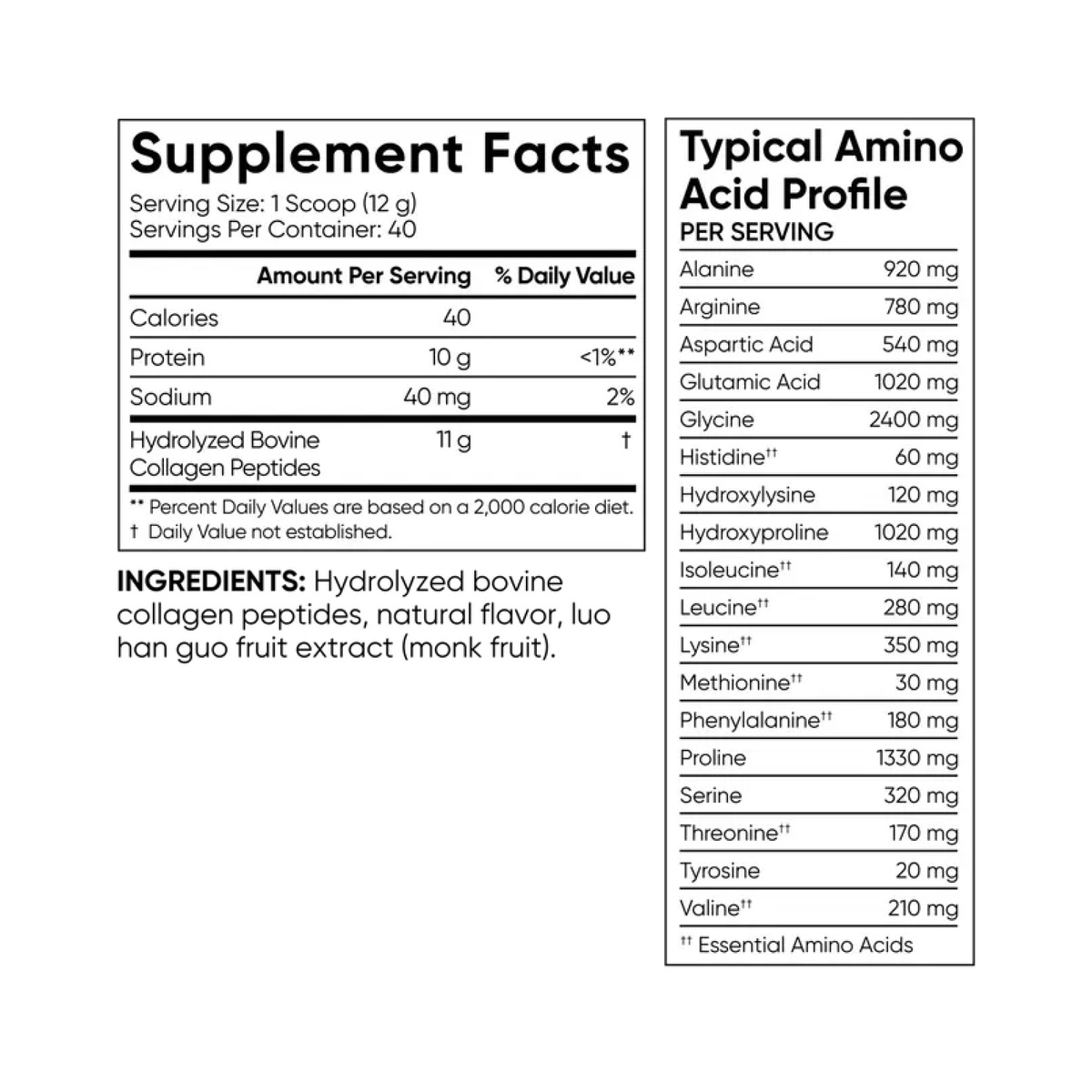 Collagen Peptides - 480g Vanilla Bean. Фото 2