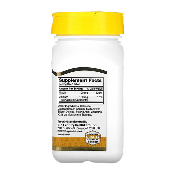 Niacin 100 mg - 110 tabs. Фото 2