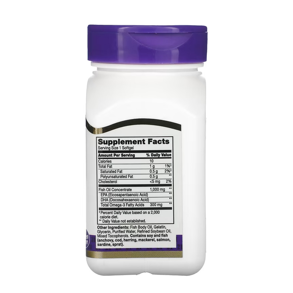 Fish Oil 1000 mg - 60 softgels. Фото 2
