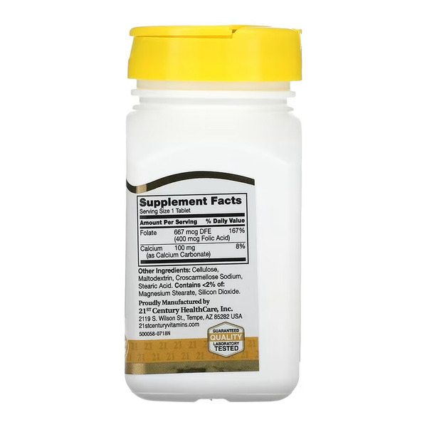 Folic Acid 400 mcg - 250 tabs. Фото 2