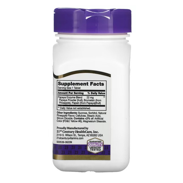 Papaya Enzyme - 100 tabs. Фото 2