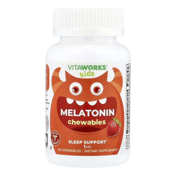 VitaWorks Kids Melatonin 1 mg - 120 chewables (До 01.27)