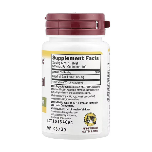 Grapefruit Seed Extract 125mg - 100 tabs. Фото 2