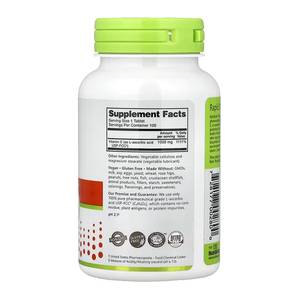 Vitamin C 1000 mg - 100 tabs. Фото 2