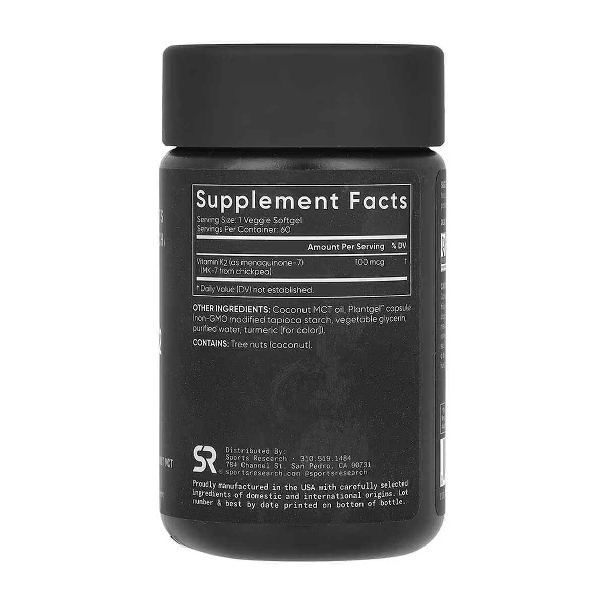 Vitamin K2 100mcg - 60 veggie softgels. Фото 2