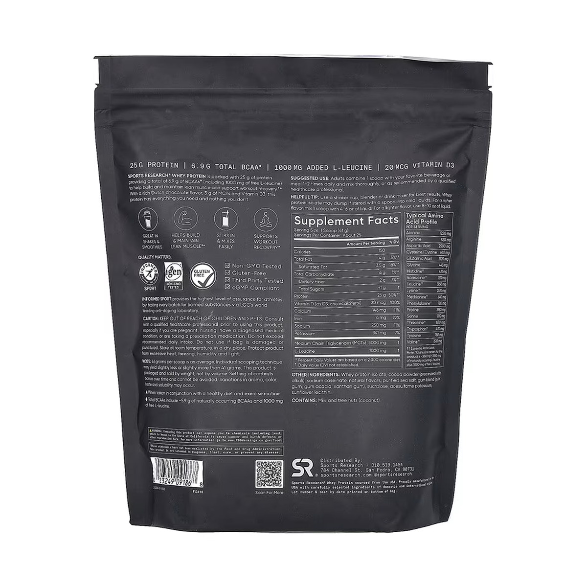 Whey Protein Isolate - 1030g Chocolate. Фото 2