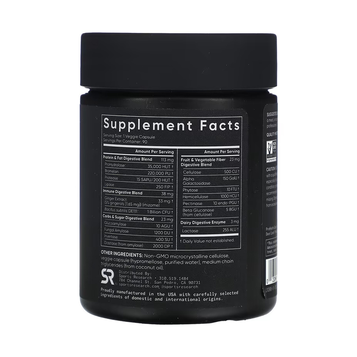 Digestive Enzymes + Probiotic - 90 veggie capsules. Фото 2