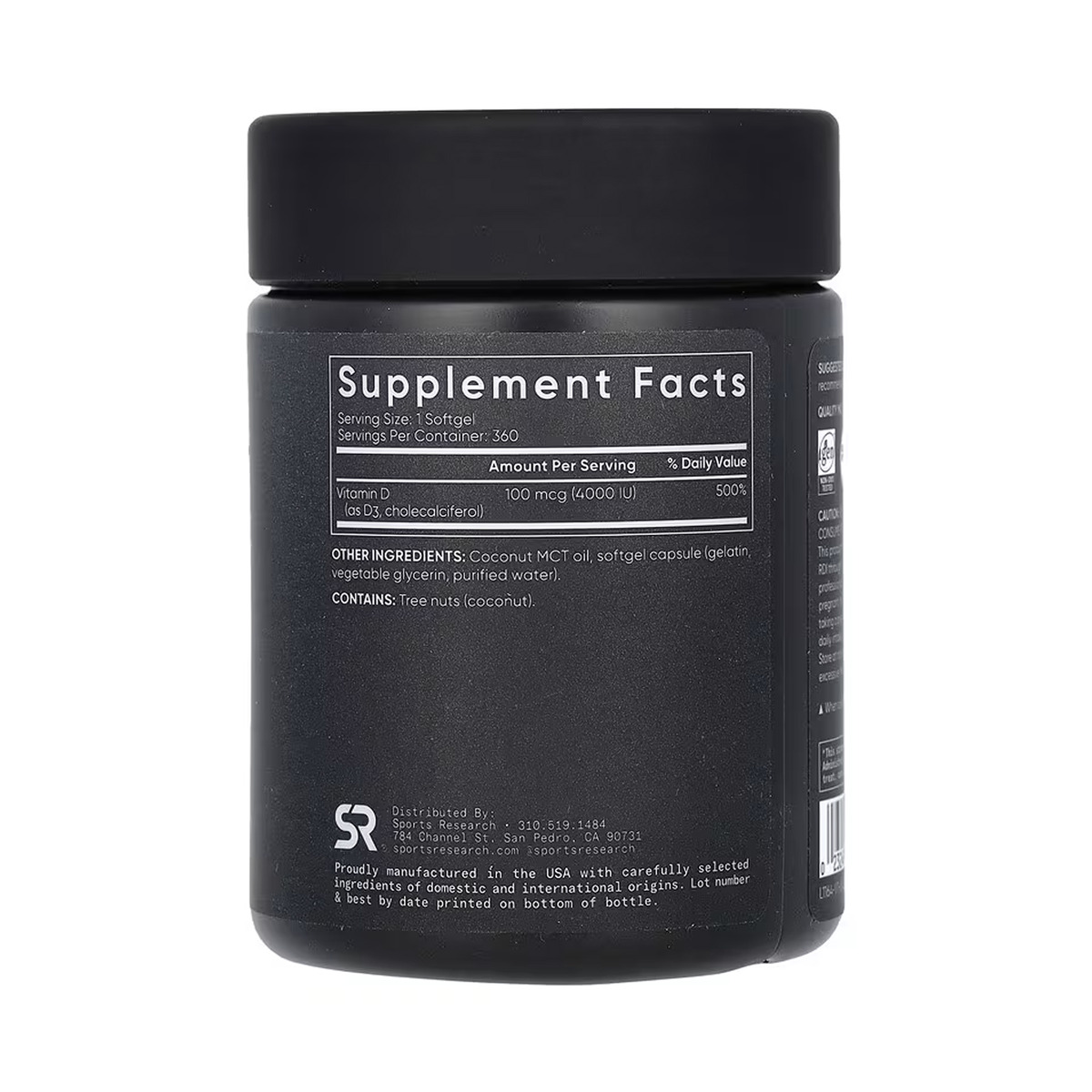 Vitamin D3 4000IU - 360 softgels. Фото 2