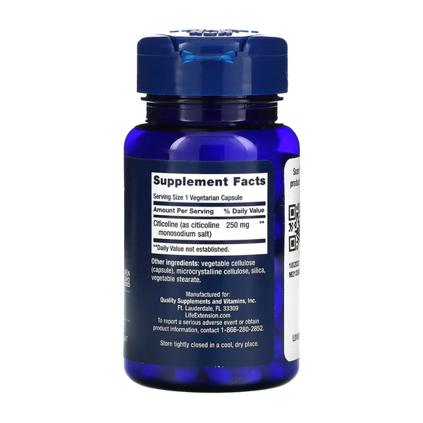 Citicoline (CDP-Choline) - 60 vcaps. Фото 2