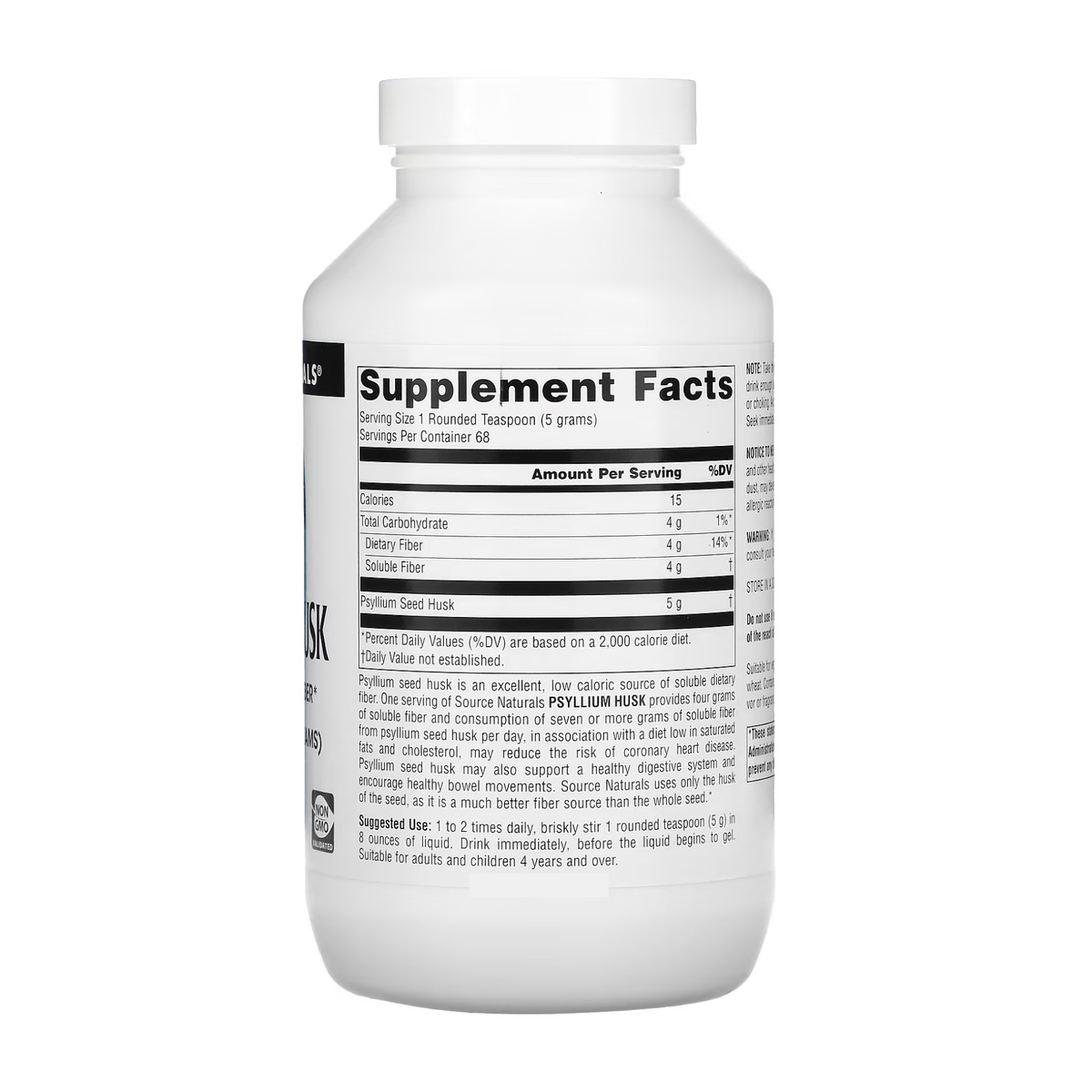 Psyllium Husk - 340g. Фото 2