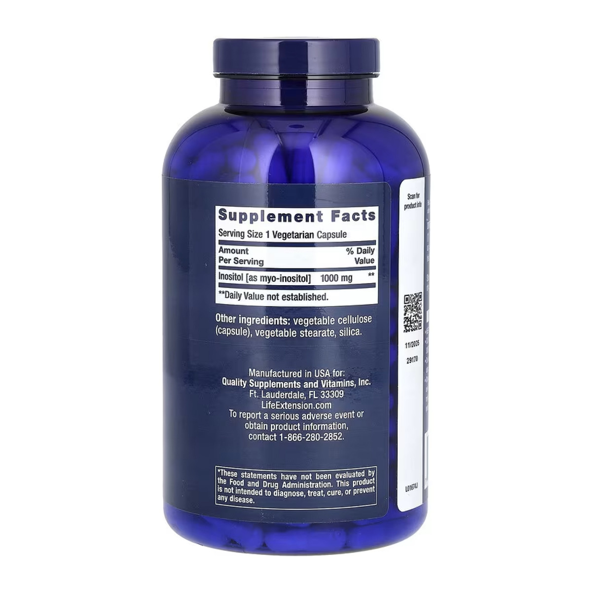 Inositol 1000mg - 360 vcaps. Фото 2