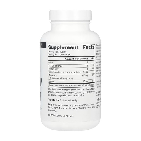 Magnesium Glycinate - 120 tabs. Фото 2