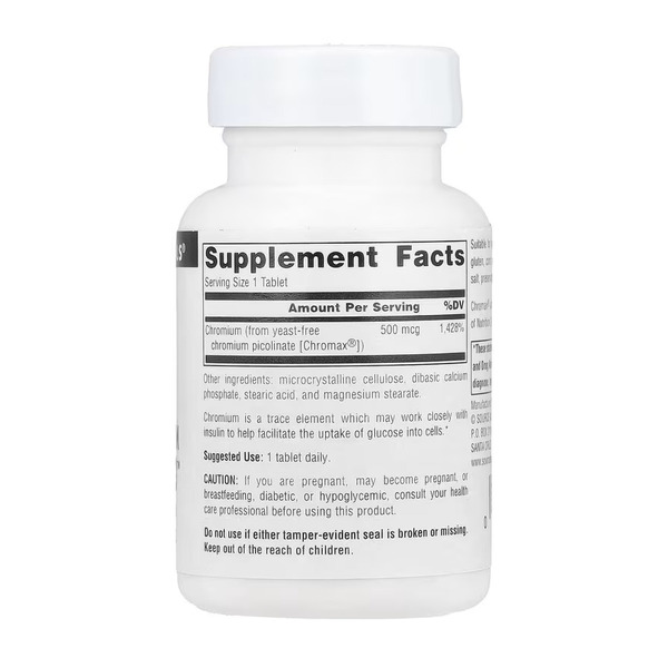 Ultra Chromium Picolinate 500™ 500 mcg - 60 tabs. Фото 2