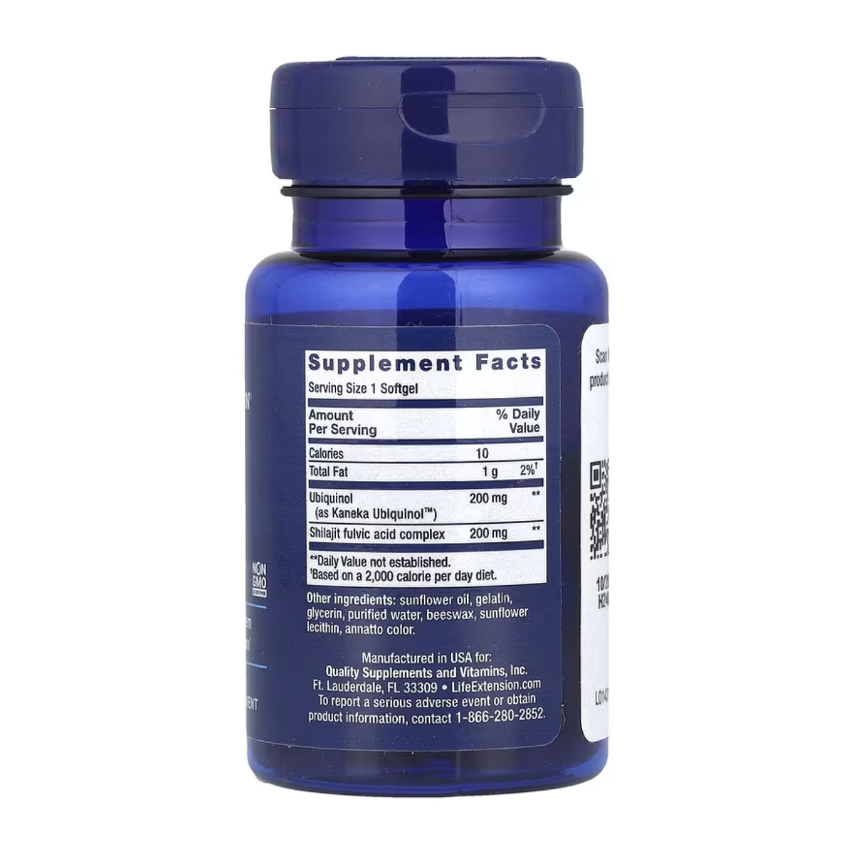 Super Ubiquinol CoQ10 with Enhanced Mitochondrial Support™ 200 mg - 30 softgels. Фото 2