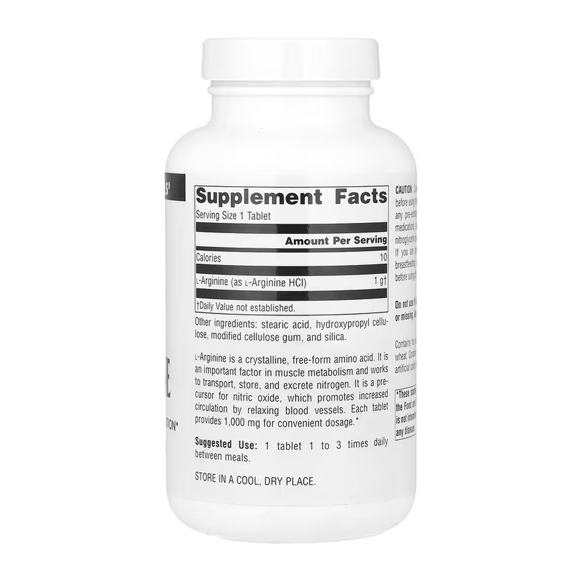 L-Arginine 1000 mg - 100 tabs. Фото 2