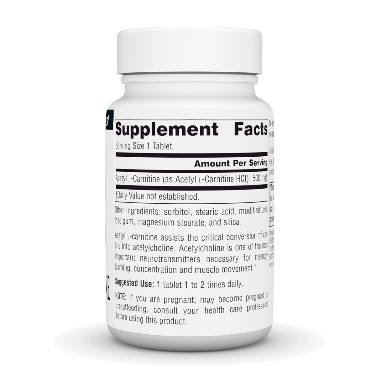 Acetyl L-Carnitine 500 mg - 30 tabs. Фото 2