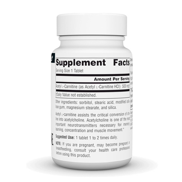 Acetyl L-Carnitine 500 mg - 30 tabs. Фото 2