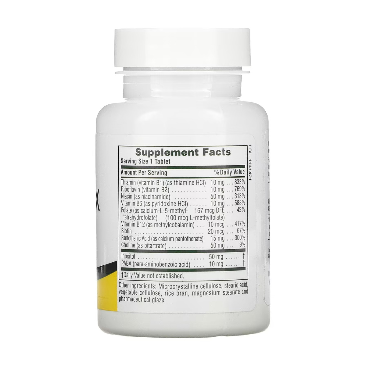 B-Complex with Rice Bran - 90 tabs. Фото 2