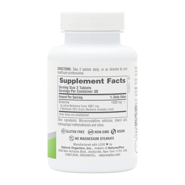 Berberine 1500 mg - 60 tabs. Фото 2