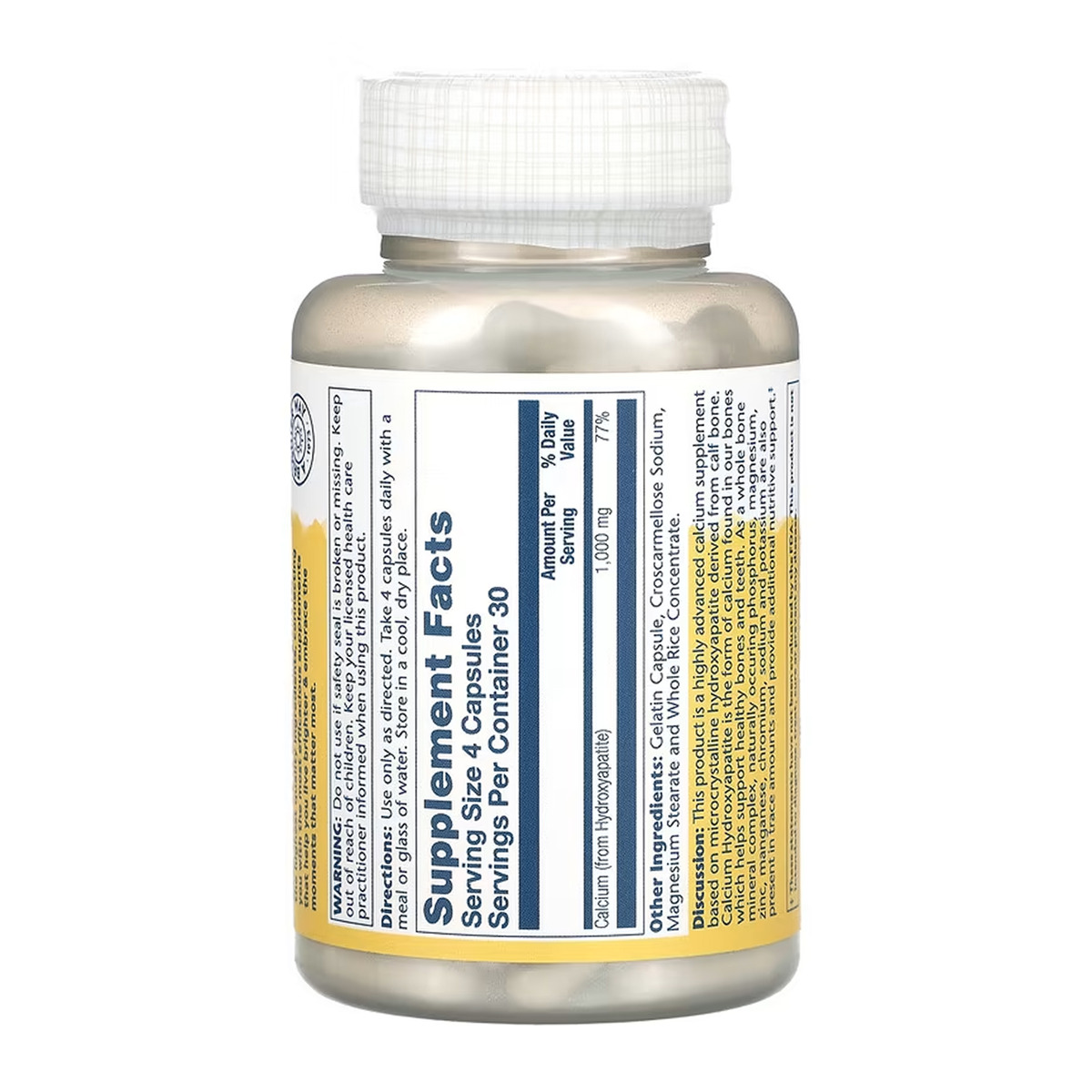Calcium Hydroxyapatite 250mg - 120 caps. Фото 2