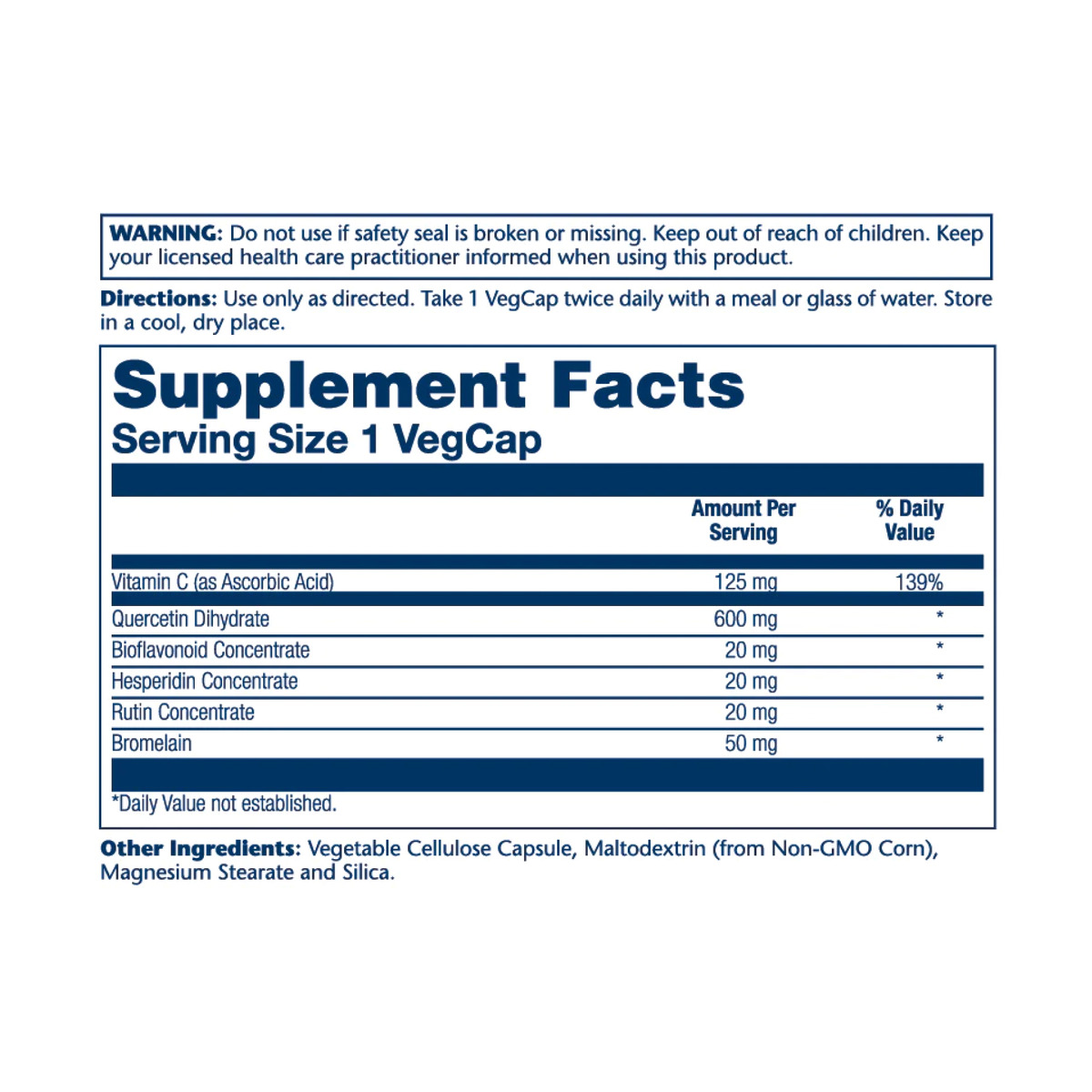 Mega Quercetin 600mg - 60 vcaps. Фото 2