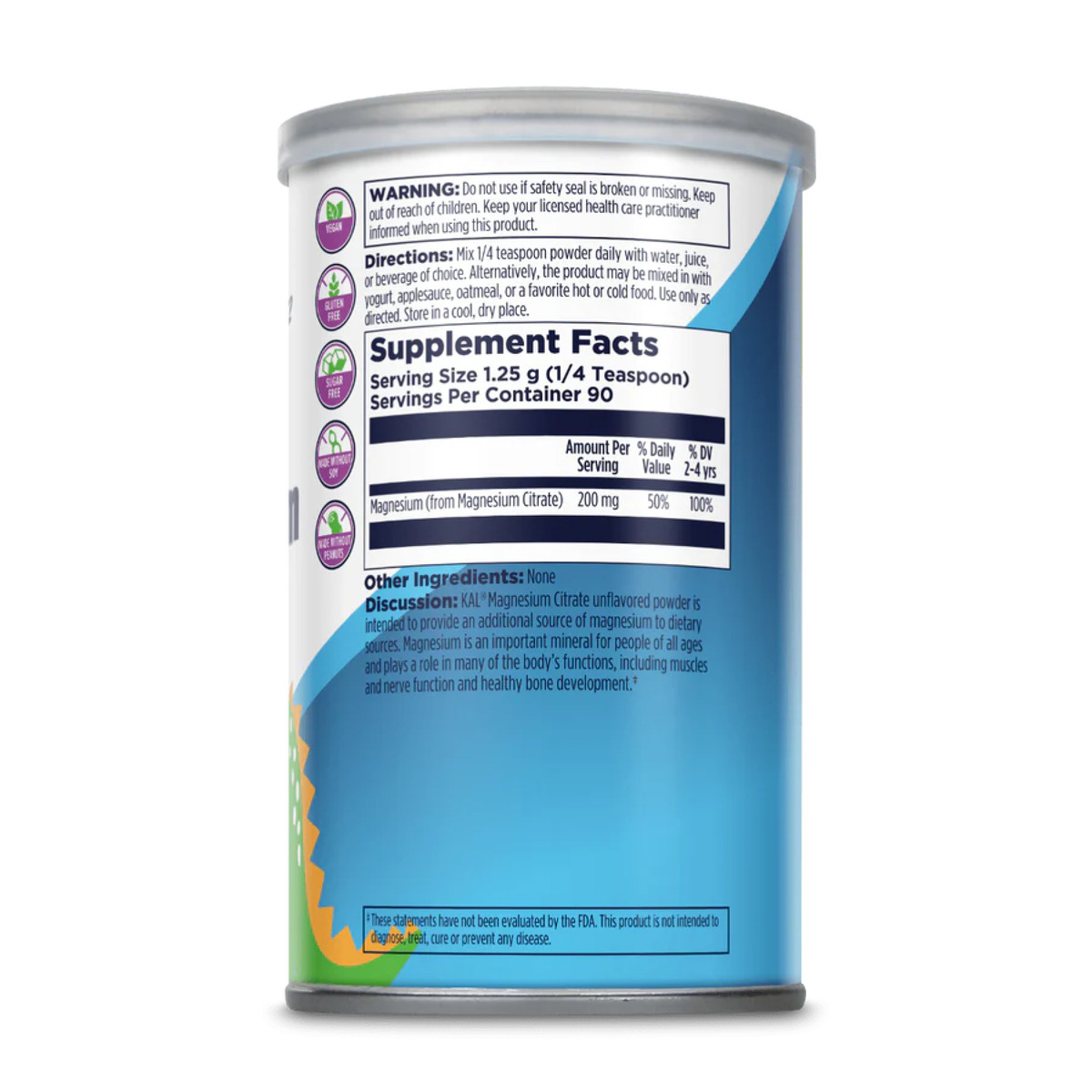 Magnesium Powder 200mg - 4oz Unflavored. Фото 2